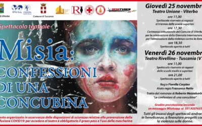 Debutto trionfale dello spettacolo teatrale “Misia: confessioni di una concubina”